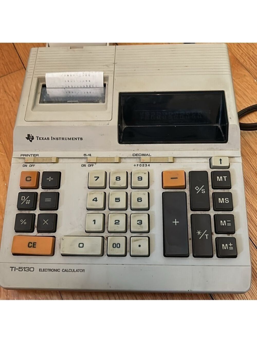 Texas Instruments TI-5130 Electronic Calculator - vintage and works - Picture 3 of 10